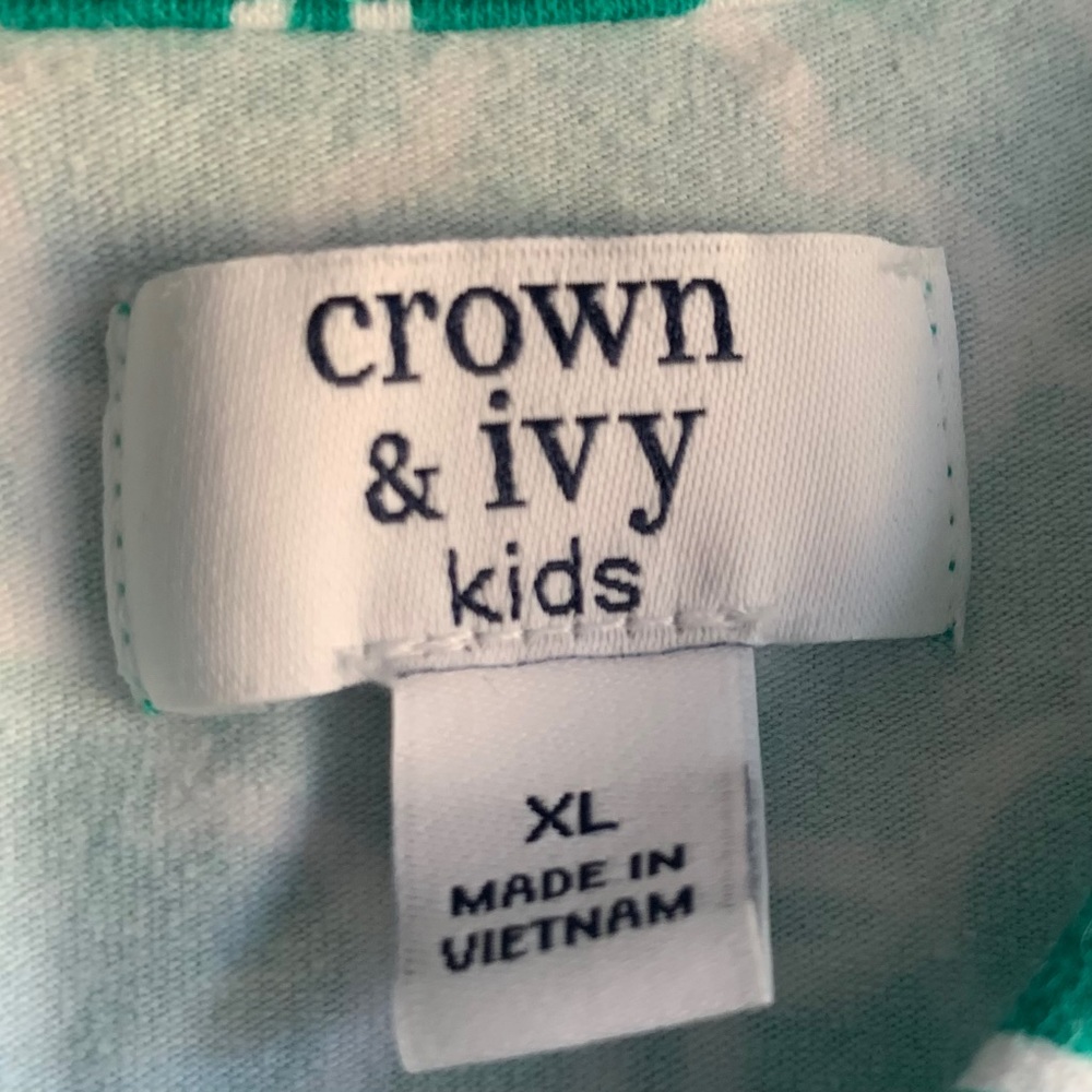 Crown and Ivy Girls Short Sleeve Keyhole Dress-XLg - Picture 2 of 8